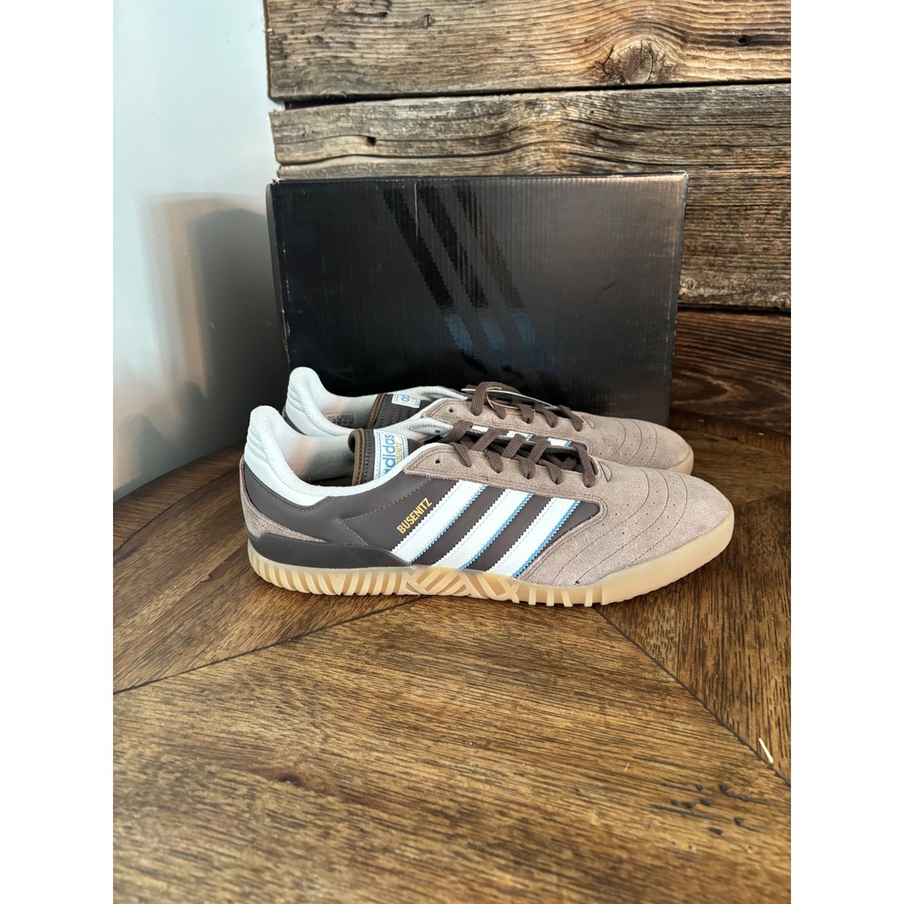Adidas Busenitz Indoor Super Mens Skate Shoes Earth Strata JP8597 Size 11.5